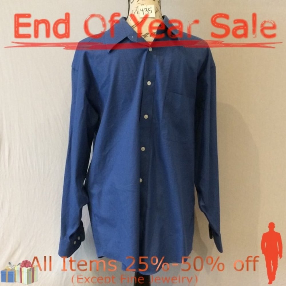 Blue Men’s Dress Shirt